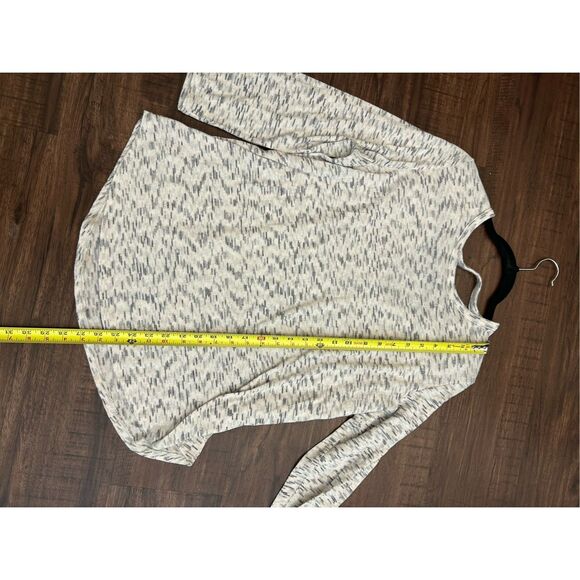 LOFT Grey Sweatshirt Low Back Long Sleeves Light Stretchy Comfy SOFT! SZ XL - Picture 7 of 9